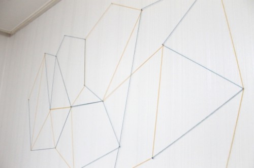 Trendy DIY Geometric Wall Display