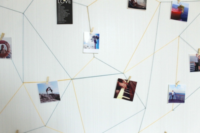 Trendy diy geometric wall display  8