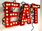 EAT marquee sign