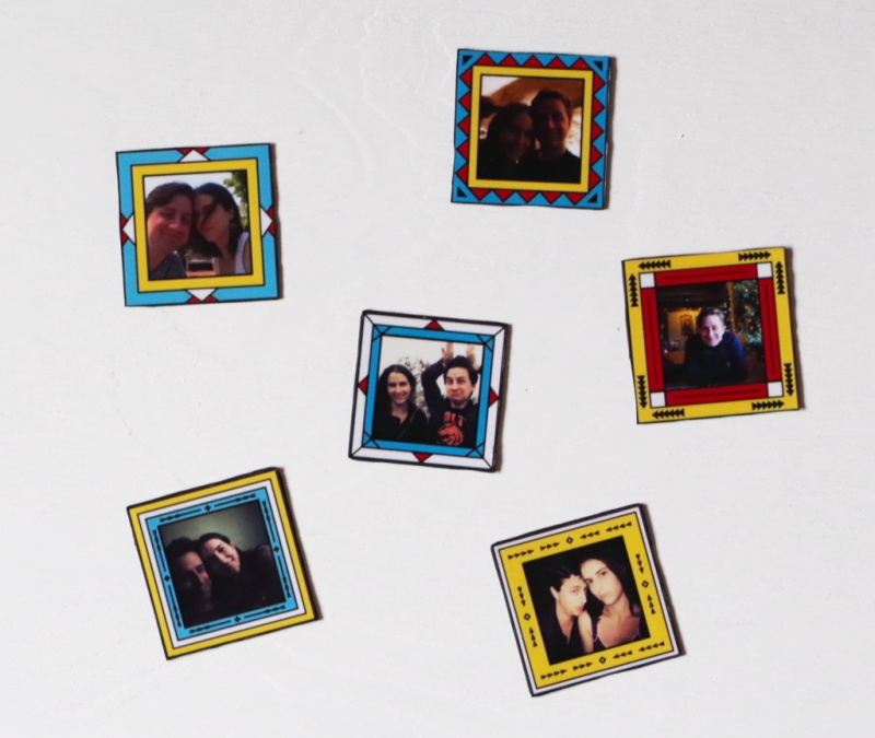 framed photo magnets
