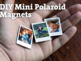 mini Polaroid photo magnets