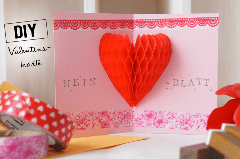 3D Valentine card