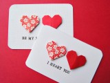 origami heart cards
