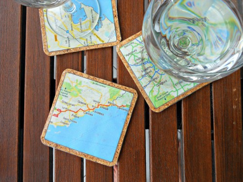 Very Easy Diy Map Coasters