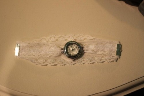 Vintage Diy Watch With Alace Bracelet