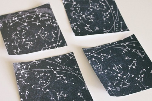 Vintage Inspired Diy Constellation Coasters