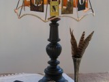 vintage stencils lamp