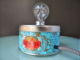 Vintage Inspired Diy Tea Tin Can Lamp