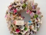 Vintage Inspired Paper Wreaths