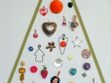 Wall Mount Christmas Tree Of Objects