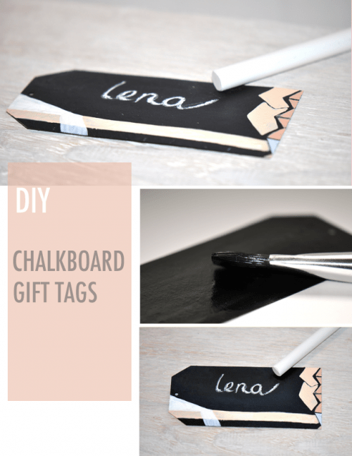 chalkboard gift tags (via ohthelovelythings)