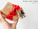 trees and hearts gift tags