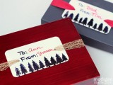gift tags with markers