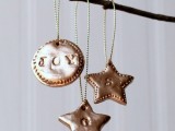 hand stamped clay tags
