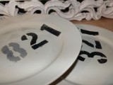 numbered Birthday plate