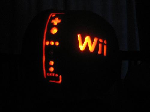 Wii Console Pumpkin Carving