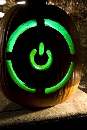 Xbox 360 Power Pumpkin Carving