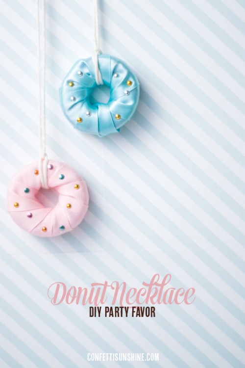 Yummy-Looking DIY Donut Necklace